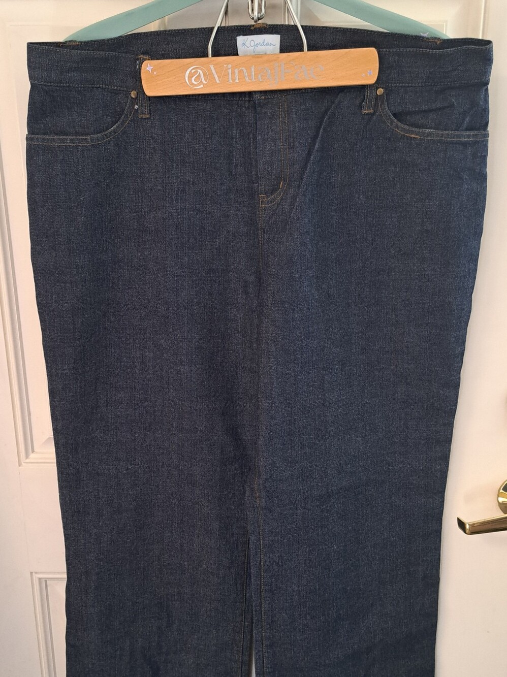 K JORDAN Dark Blue Denim Jeans